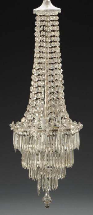 Prismelysekrone 1900-tallets første halvdel 