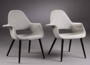 Charles Eames  Eero Saarinen. To armstole The Organic Chair 2