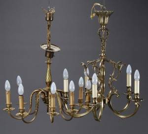 To lysekroner, bronze 2