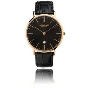 Kompass herrur, Nautilus Rose Gold, svartsvart