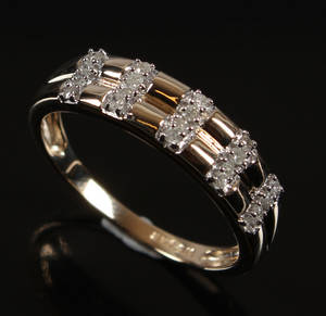 Diamantring ca. 0,20 ct