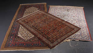 Tre håndknyttede tæpper 3