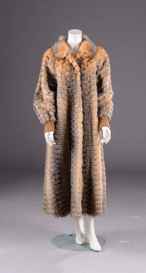 Vendbar frakke af ræv str. 40.