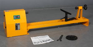 Trædrejebænk i original emballage.