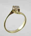 Solitairering ca. 0,72 ct. 