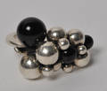 Georg Jensen - Moonlight Grapes ring med agat - Lille model - str. 52