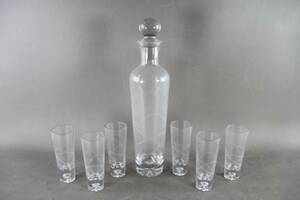 Karaff och glas 6 st
