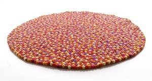 Rug Balls Golden, tæppe af new zealandsk uld Ø 140 cm.