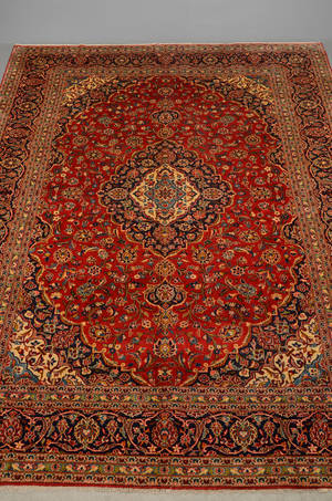 Håndknyttet Persisk Keshan 420x293 cm