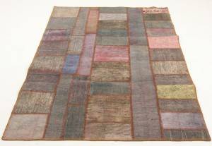 Orientalisk matta, Patchwork 179x128 cm