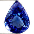 Uindfattet tanzanit. Ca. 3.91 ct