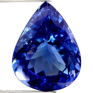 Uindfattet tanzanit. Ca. 3.91 ct