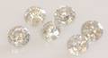 Seks uindfattede brillanter på ialt ca. 1.30 ct. 6