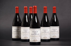 24 Flasker Les Charmes, Côtes du Rhône Special Reserve. Château les Amoureuses244