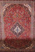 Persisk handknuten matta Kashan 378x250 cm.