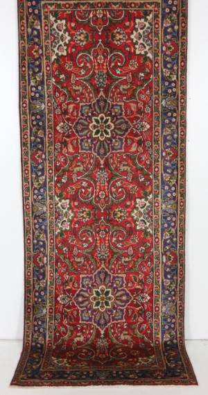 Persisk handknuten matta, Täbriz 285x105 cm