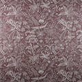 Tyg, Stig Lindberg, Grazia Grande, bordeaux, lin, 6 m
