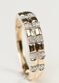 Diamantring ca. 0,20 ct. 