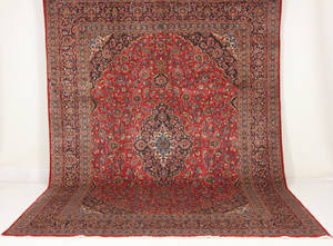 Persisk handknuten matta Neyshabur 380x292 cm