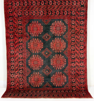 Persisk handknuten matta old Mashad 290x215 cm