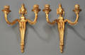 Par lampetter af forgyldt bronze, empire stil 1900-tallet