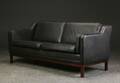 Mogens Hansen. To-pers. sofa, læder