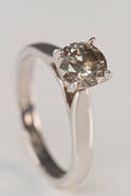 Solitaire ring ca. 1.00 ct. 