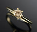 Solitaire ring ca. 0.42 ct
