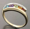 Multicolour ring 