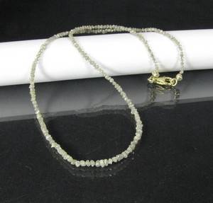 Diamantkette, Schließe Silber, vergoldet