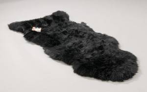 Forligger af Australsk lammeskind. Farve Black