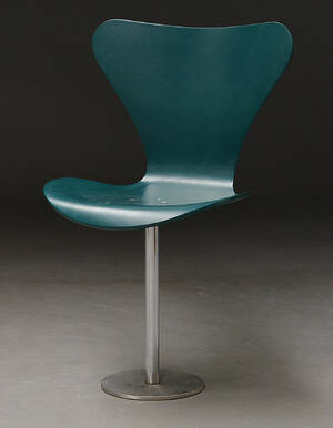 Arne Jacobsen. Stol model 3107, Syveren, til gulvmontering