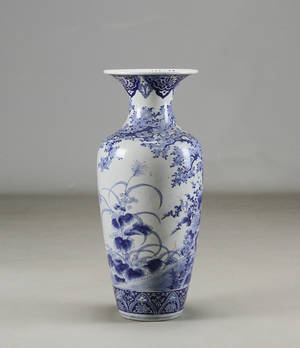 Vase, porcelæn. Kina 1900-tallet