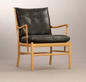 Ole Wanscher. Lænestol, Colonial Chair af asketræ, model PJ-149 