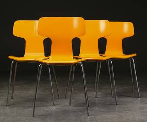 Arne Jacobsen. Fire Grand Prix stole, model 3130 4
