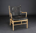 Ole Wanscher. Lænestol, Colonial Chair af asketræ, model PJ-149