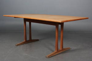 Børge Mogensen, shakerbord, egetræ.  