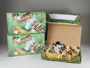 Samling af tøjdyr Animal In A Bag. 120