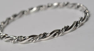 Armring af sterling sølv - Randers sølv