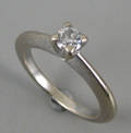 Solitairering. Ca. 0.36 ct