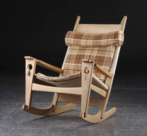 Hans J. Wegner. Gyngestol, Nøglehullet, egetræ
