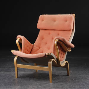 Bruno Mathsson. Pernilla lænestol, bøg og uld