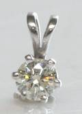 Brillantvedhæng, ca. 0.35 ct.