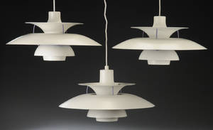 Poul Henningsen. Tre PH5 pendler 3