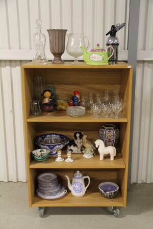 Diverse glas, porslin mm