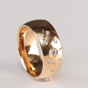 Bræmer Jensen ring 14 kt. guld med brillanter 0,17 ct.