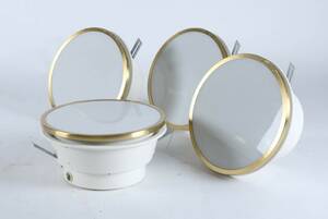 Arne Jacobsen. Fire Munkegaards lamper 4