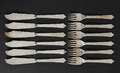 Harald Nielsen for Georg Jensen, Pyramide bestik, sterling sølv 12