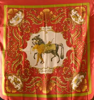 Hermès. Sidenscarf