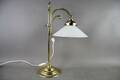 Bordslampa i glas och mässing